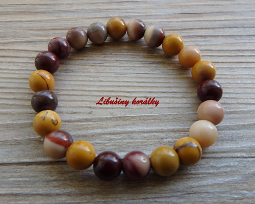 Energetický náramek z Mookaite — foto 1