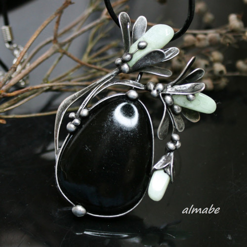 Tajemný ... (obsidián a chryzopál)) — foto 1