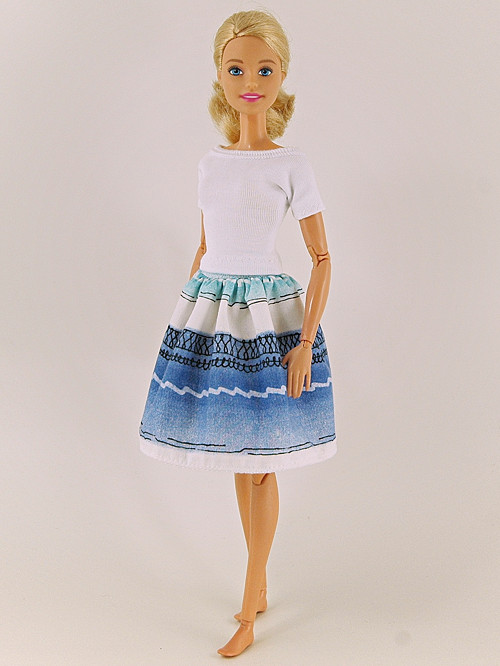 Barbie - Komplet modrobílý — foto 1