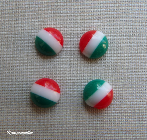 Kabošon resin 8mm 2kusy — foto 1