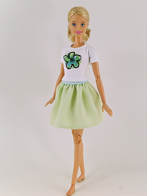 Barbie - Limetková sukýnka — foto 1