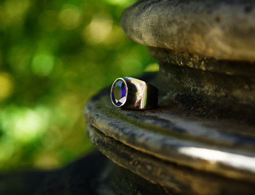 Nerezový prsten..." Ultraviolet " — foto 1