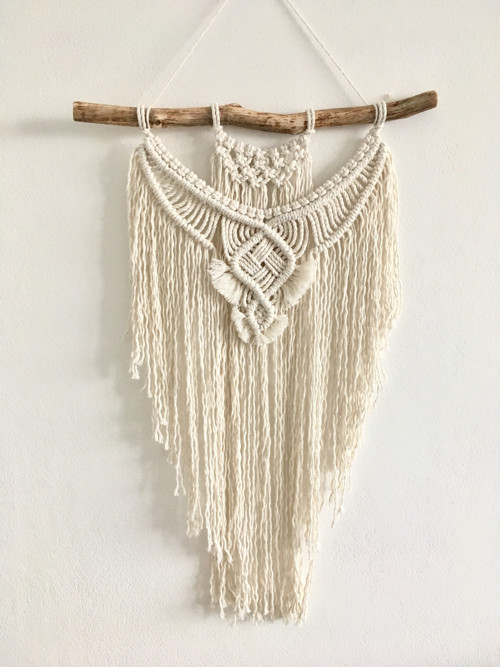 Přírodní macramé větší — foto 1