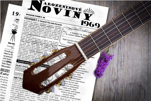 3stránkové "Narozeninové NOVINY", 1969, PDF