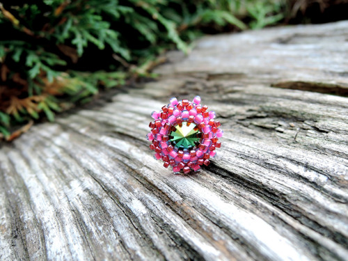 Swarovski prstýnek "Metallic moss"- dětský! — foto 1