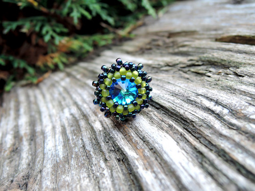 Swarovski prstýnek "Peacock"- dětský! — foto 1