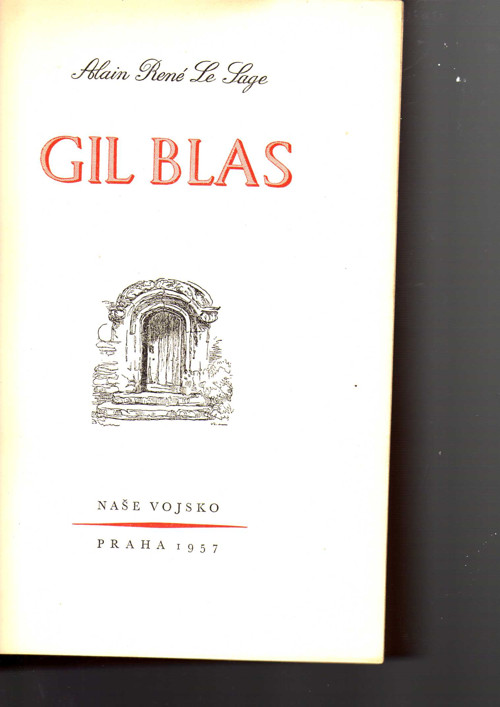 Gil Blas Alain René Le Sage 1957