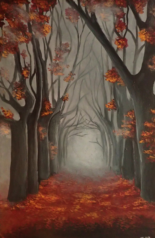 Mlhavou cestou 40x60
