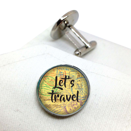 Let's travel (manžetové knoflíky)
