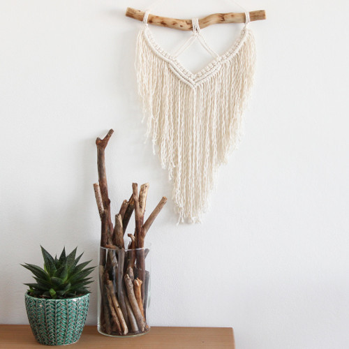 Přírodní macramé střední — foto 1