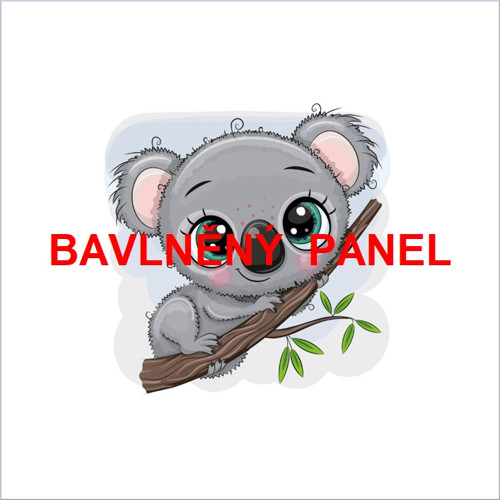 Bavlněný panel 25 x 25cm