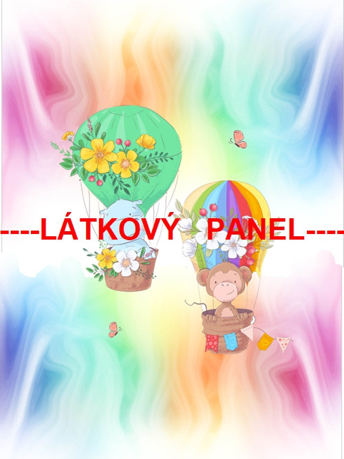 Bavlněný panel 25 x 25cm /+varianty velikostí/ — foto 1