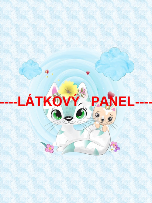 Bavlněný panel 25 x 25cm /+varianty velikostí/