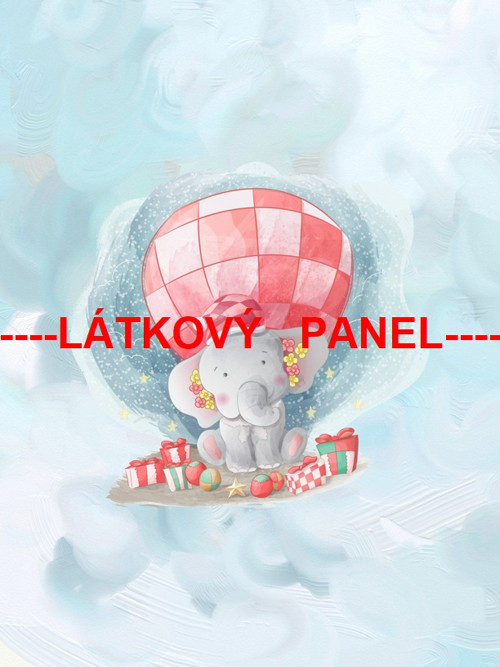 Bavlněný panel 25 x 25cm /+varianty velikostí/ — foto 1