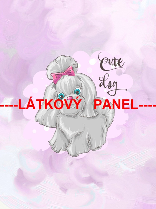 Bavlněný panel 25 x 25cm /+varianty velikostí/