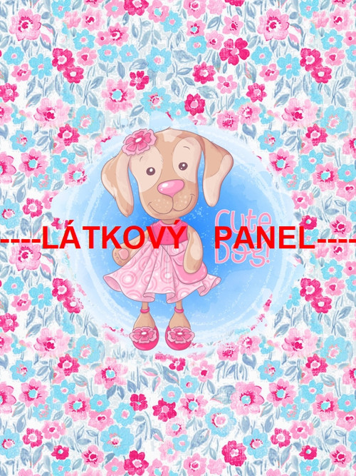 Bavlněný panel 25 x 25cm /+varianty velikostí/ — foto 1