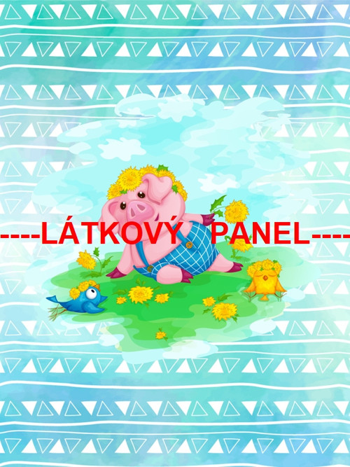 Bavlněný panel 25 x 25cm /+varianty velikostí/