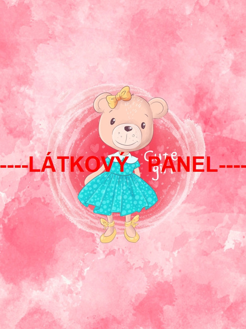 Bavlněný panel 25 x 25cm /+varianty velikostí/ — foto 1