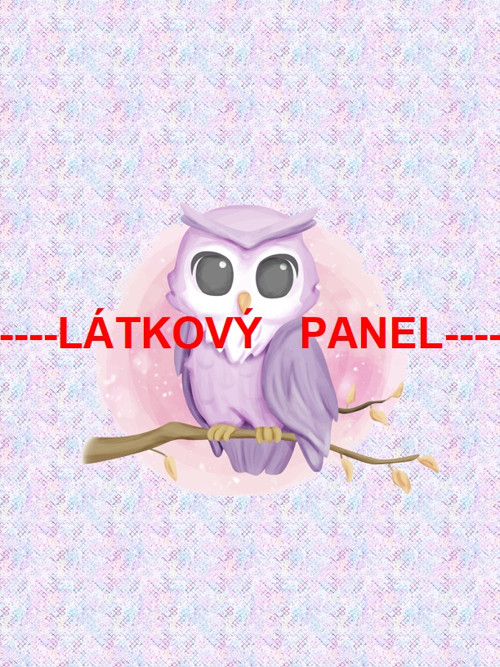 Bavlněný panel 25 x 25cm /+varianty velikostí/