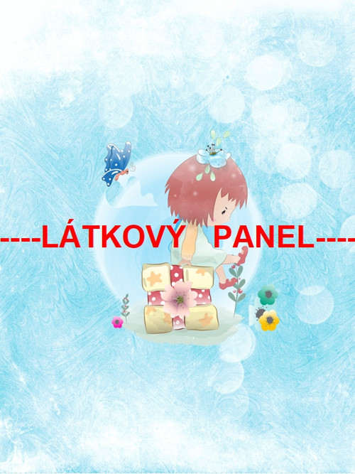 Bavlněný panel 25 x 25cm /+varianty velikostí/ — foto 1