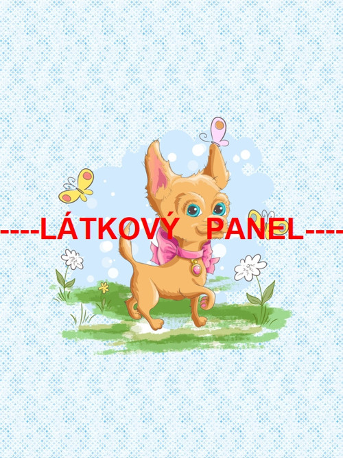Bavlněný panel 25 x 25cm /+varianty velikostí/ — foto 1