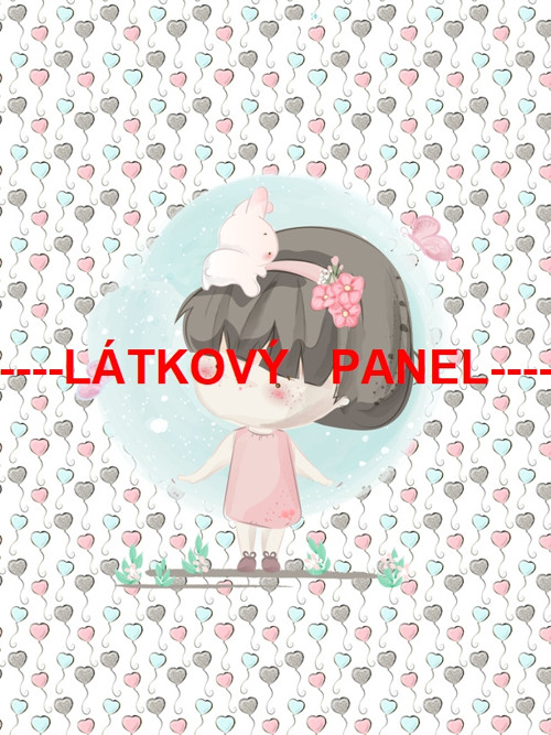 Bavlněný panel 25 x 25cm /+varianty velikostí/