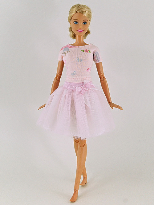 Barbie - Tričko s růžičkou — foto 1