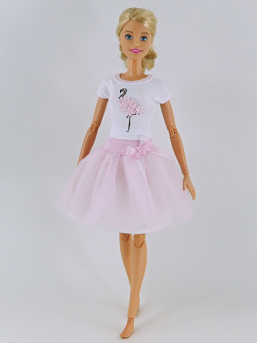 Barbie - Tričko s plameňákem — foto 1