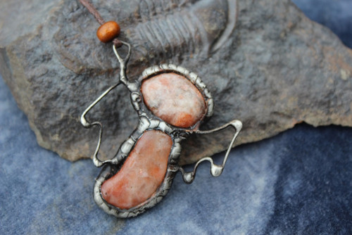 SLUNEČNÍ ANDĚL - cínovaný talisman — foto 1