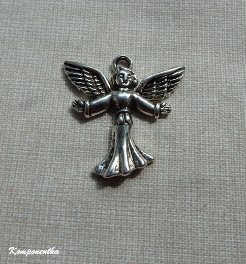 Přívěšek andělíček 25x24mm 1kus
