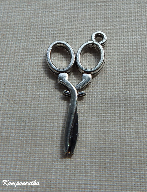 Kovový přívěsek nůžky 30x14mm 1kus