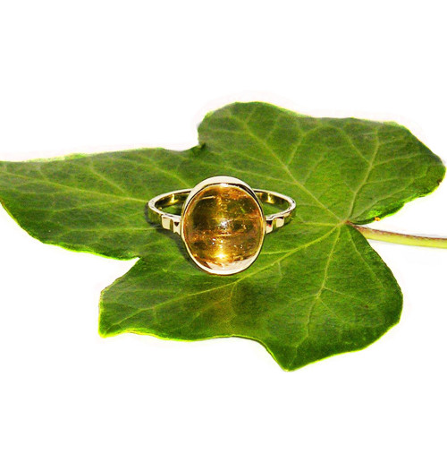 ZLATÝ prsten TOPAZ IMPERIAL objednávka — foto 1