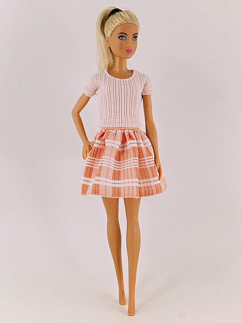 Barbie - Kostkovaná sukně — foto 1