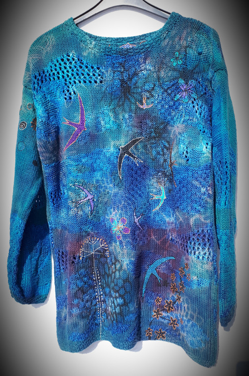 Tyrkysový svetr velikost 42 — foto 1