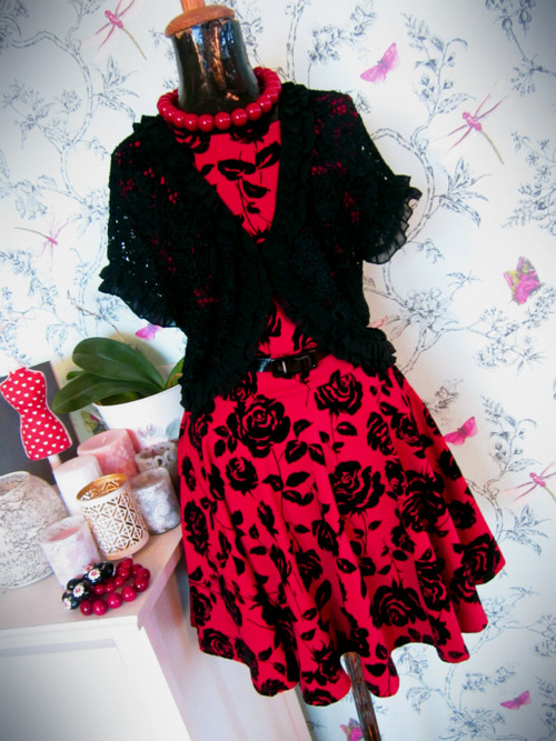 Háčkované bolerko vintage look — foto 1