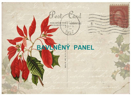 Bavlněná látka - panel vel.A5