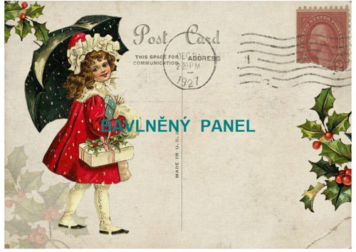 Bavlněná látka - panel vel.A5