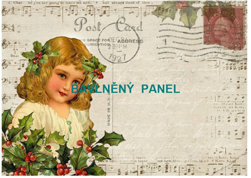 Bavlněná látka - panel vel.A5