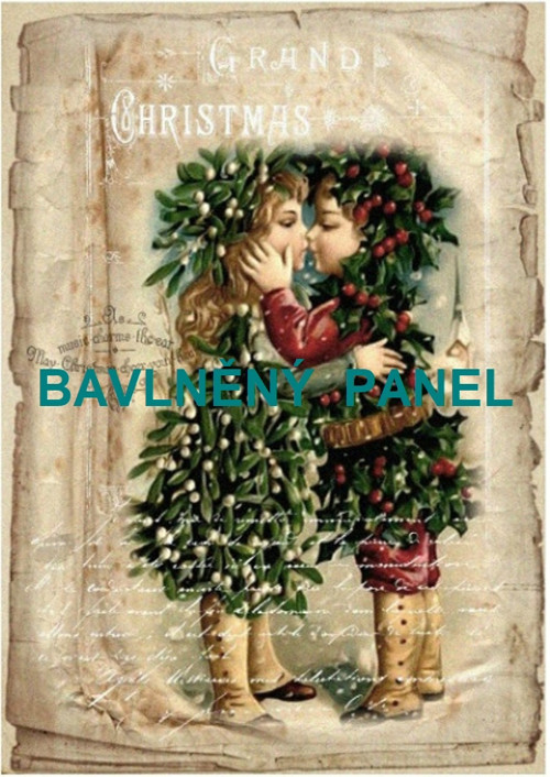 Bavlněná látka - panel vel.A5