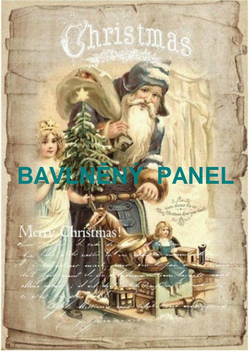Bavlněná látka - panel vel.A5