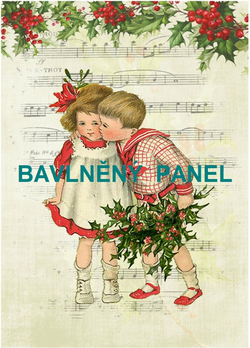 Bavlněná látka - panel vel.A5