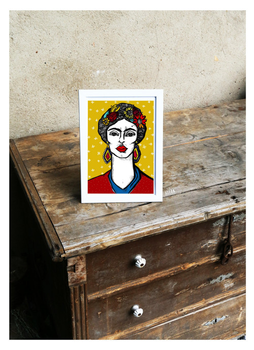 Plakát Frida Kahlo