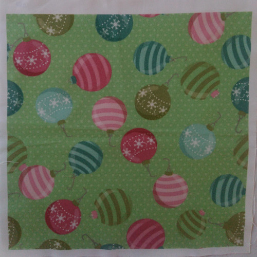 Bavlněný panel - 30 x 30 cm — foto 1