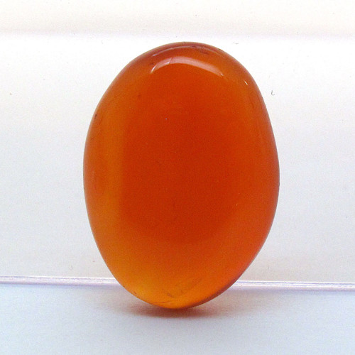 Kabošon oranžový onyx ovál 18mm