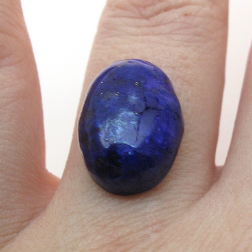 Kabošon lapis lazuli ovál 16,3mm — foto 1