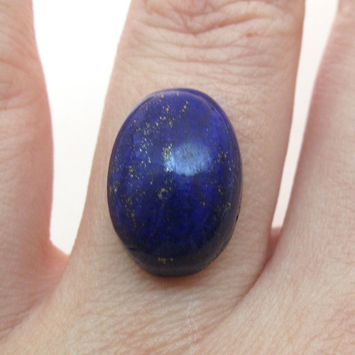 Kabošon lapis lazuli ovál 16,2mm — foto 1