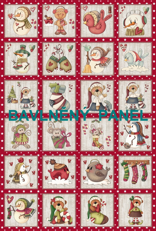 Bavlněný panel 40 x 60 cm — foto 1