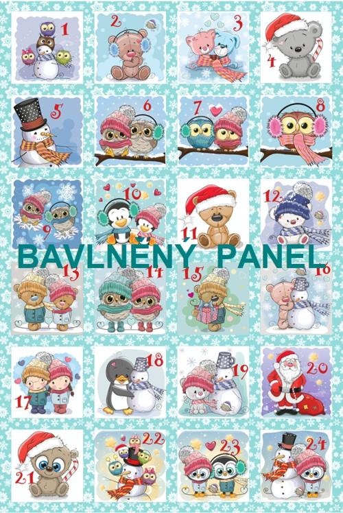 Bavlněný panel 40 x 60 cm — foto 1