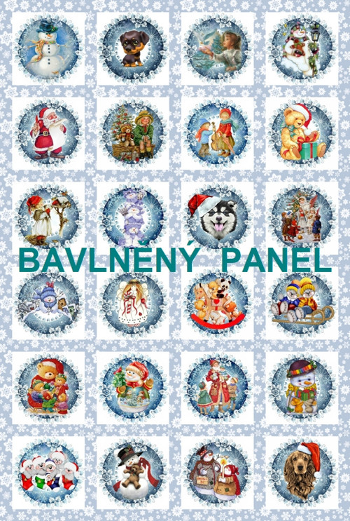 Bavlněný panel 40 x 60 cm