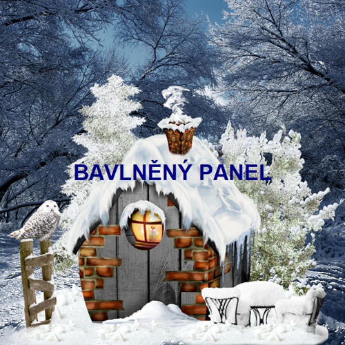 Bavlněný panel 15 X 15 cm